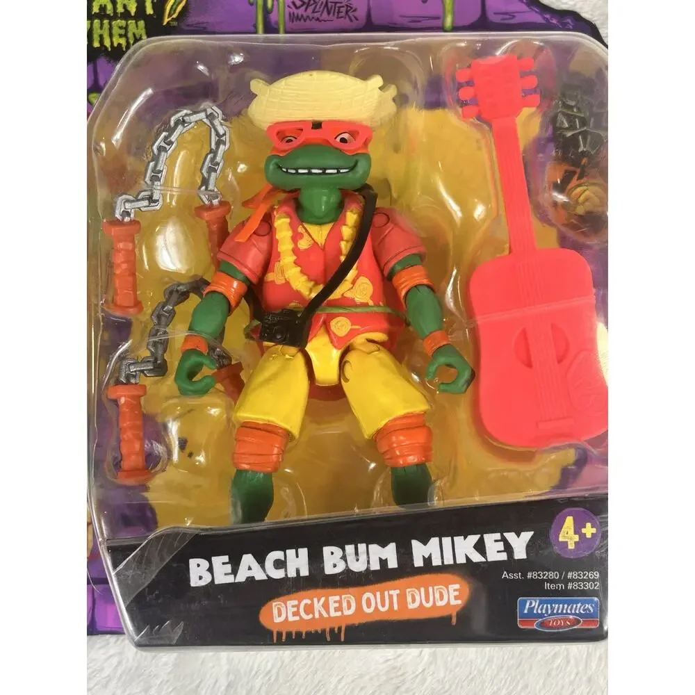 TMNT Teenage Ninja Turtles Mutant Mayhem BEACH BUM MIKEY 4